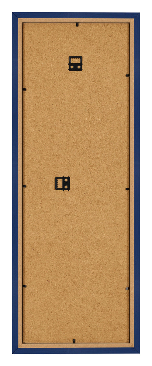Fotokader 25x75cm Donkerblauw Geveegd MDF Bologna Achterzijde | Yourdecoration.be