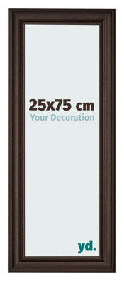 Fotokader 25x75cm Eiken Donker MDF Lazio Voorzijde Maat | Yourdecoration.be