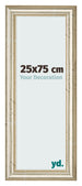 Fotokader 25x75cm Metaalglans MDF Lazio Voorzijde Maat | Yourdecoration.be