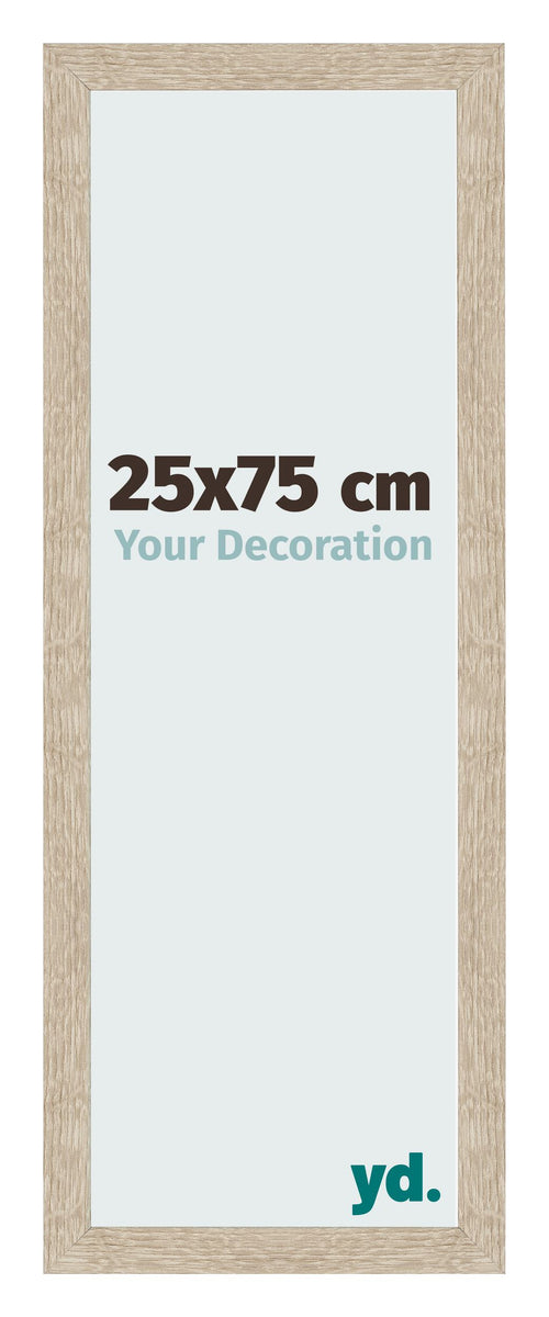 Fotokader 25x75cm Sonoma Eiken MDF Bologna Voorzijde Maat | Yourdecoration.be