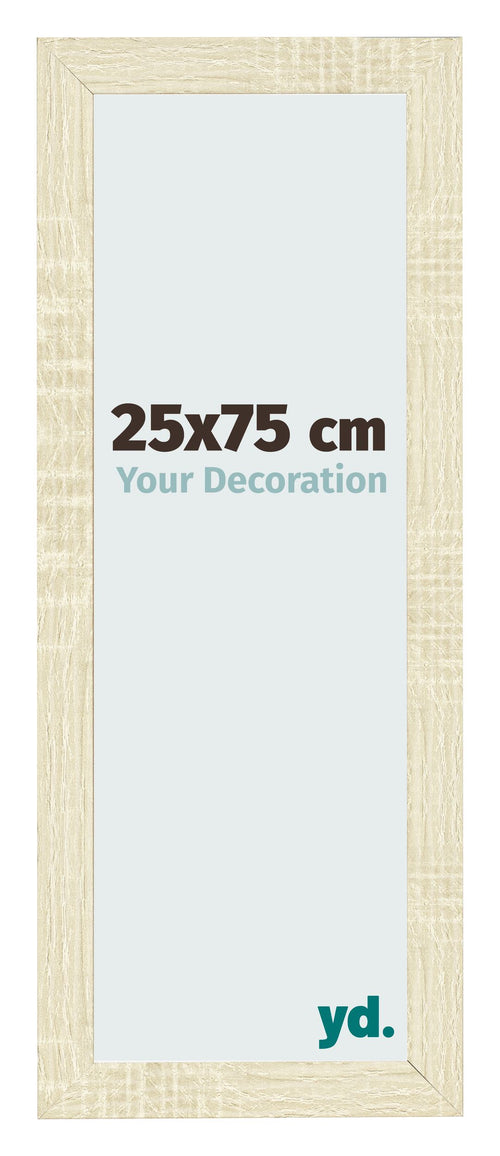 Fotokader 25x75cm Sonoma Eiken MDF Pisa Voorzijde Maat | Yourdecoration.be