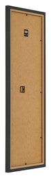 Fotokader 25x75cm Zwart Houtnerf MDF Bologna Achterzijde Schuin | Yourdecoration.be