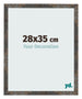 Fotokader 28x35 cm Geoxideerd Metaal MDF Bologna Voorzijde Maat | Yourdecoration.be