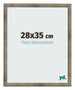 Fotokader 28x35 cm Metaal Vintage MDF Bologna Voorzijde Maat | Yourdecoration.be