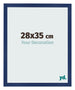 Fotokader 28x35cm Donkerblauw Geveegd MDF Bologna Voorzijde Maat | Yourdecoration.be