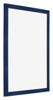 Fotokader 28x35cm Donkerblauw Geveegd MDF Bologna Voorzijde Schuin | Yourdecoration.be
