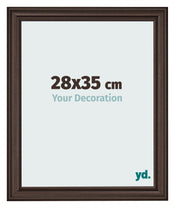 Fotokader 28x35cm Eiken Donker MDF Lazio Voorzijde Maat | Yourdecoration.be