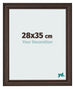 Fotokader 28x35cm Eiken Donker MDF Lazio Voorzijde Maat | Yourdecoration.be