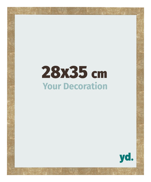 Fotokader 28x35cm Goud Antiek MDF Bologna Voorzijde Maat | Yourdecoration.be
