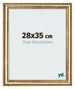 Fotokader 28x35cm Goud Antiek MDF Lazio Voorzijde Maat | Yourdecoration.be