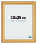 Fotokader 28x35cm Goud Mat MDF Lazio Voorzijde Maat | Yourdecoration.be