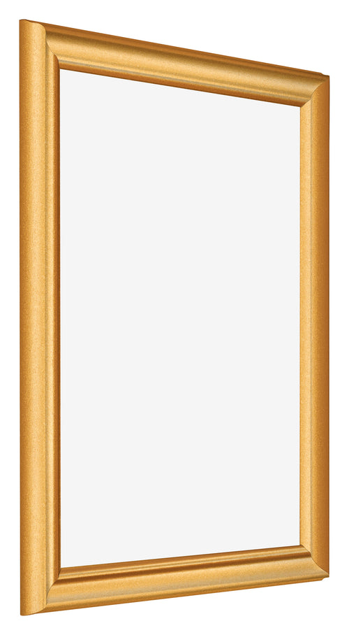 Fotokader 28x35cm Goud Mat MDF Lazio Voorzijde Schuin | Yourdecoration.be
