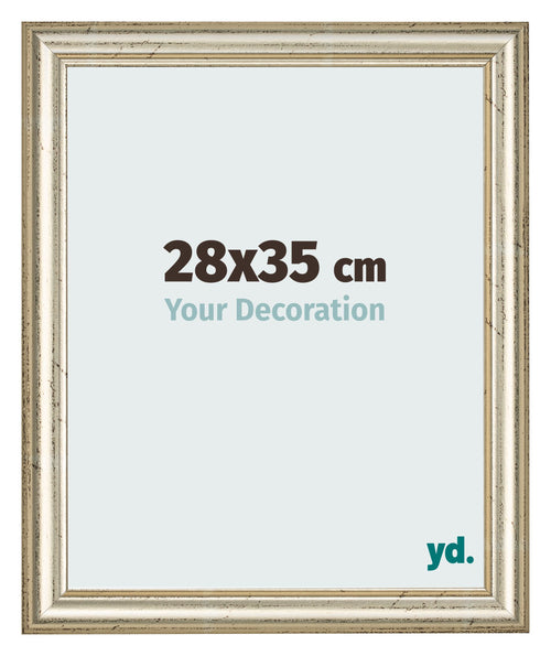 Fotokader 28x35cm Metaalglans MDF Lazio Voorzijde Maat | Yourdecoration.be