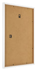 Fotokader 28x35cm Wit Mat MDF Bologna Achterzijde Schuin | Yourdecoration.be