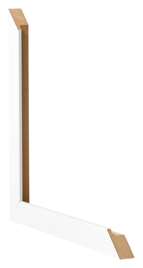 Fotokader 28x35cm Wit Mat MDF Bologna Detail Doorsnede | Yourdecoration.be