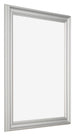 Fotokader 28x35cm Zilver Mat MDF Lazio Voorzijde Schuin | Yourdecoration.be