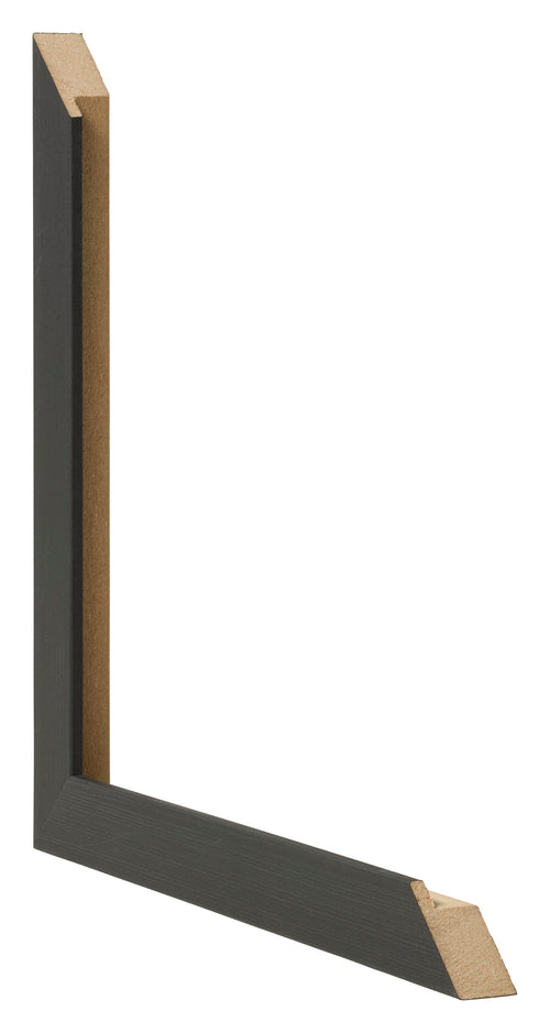 Fotokader 28x35cm Zwart Houtnerf MDF Bologna Detail Doorsnede | Yourdecoration.be
