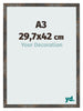 Fotokader 29 7x42 cm A3 Geoxideerd Metaal MDF Bologna Voorzijde Maat | Yourdecoration.be