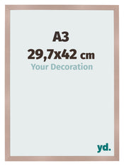 Fotokader 29 7x42 cm A3 Oudroze MDF Bologna Voorzijde Maat | Yourdecoration.be