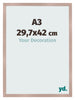 Fotokader 29 7x42 cm A3 Oudroze MDF Bologna Voorzijde Maat | Yourdecoration.be