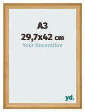 Fotokader 29 7x42cm A3 Dennen Houtnerf MDF Lazio Voorzijde Maat | Yourdecoration.be