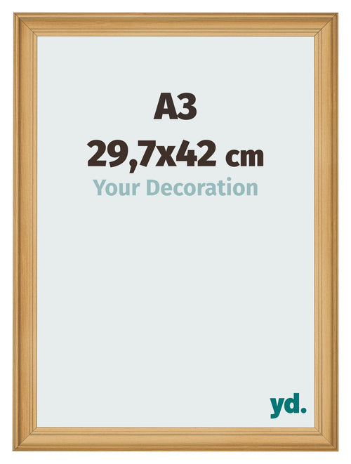 Fotokader 29 7x42cm A3 Dennen Houtnerf MDF Lazio Voorzijde Maat | Yourdecoration.be