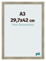 Fotokader 29 7x42cm A3 Goud Antiek MDF Pisa Voorzijde Maat | Yourdecoration.be