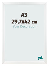 Fotokader 29 7x42cm A3 Wit Mat MDF Pisa Voorzijde Maat | Yourdecoration.be