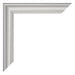 Fotokader 29 7x42cm A3 Zilver Mat MDF Lazio Detail Hoek | Yourdecoration.be