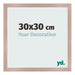 Fotokader 30x30 cm Oudroze MDF Bologna Voorzijde Maat | Yourdecoration.be