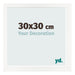 Fotokader 30x30 cm Wit Hoogglans MDF Bologna Voorzijde Maat | Yourdecoration.be