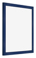 Fotokader 30x30cm Donkerblauw Geveegd MDF Bologna Voorzijde Schuin | Yourdecoration.be