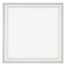 Fotokader 30x30cm Wit Geveegd MDF Lazio Voorzijde | Yourdecoration.be
