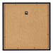 Fotokader 30x30cm Zwart Hoogglans MDF Bologna Achterzijde | Yourdecoration.be