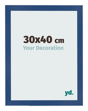 Fotokader 30x40 cm Donkerblauw MDF Bologna Voorzijde Maat | Yourdecoration.be