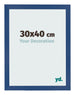 Fotokader 30x40 cm Donkerblauw MDF Bologna Voorzijde Maat | Yourdecoration.be