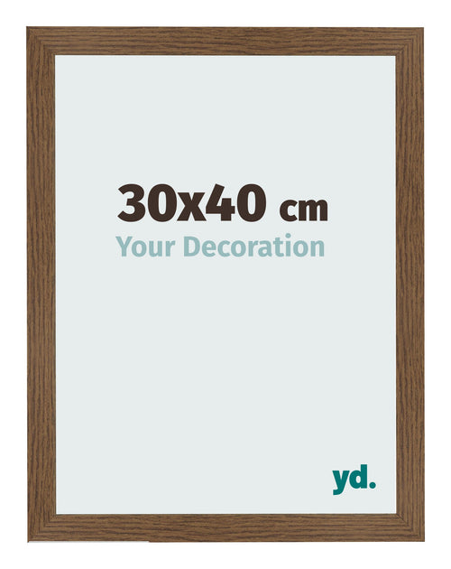 Fotokader 30x40 cm Eiken Rustiek MDF Bologna Voorzijde Maat | Yourdecoration.be