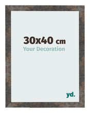 Fotokader 30x40 cm Geoxideerd Metaal MDF Bologna Voorzijde Maat | Yourdecoration.be