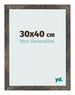 Fotokader 30x40 cm Geoxideerd Metaal MDF Bologna Voorzijde Maat | Yourdecoration.be