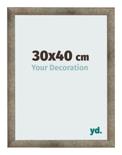 Fotokader 30x40 cm Metaal Vintage MDF Bologna Voorzijde Maat | Yourdecoration.be