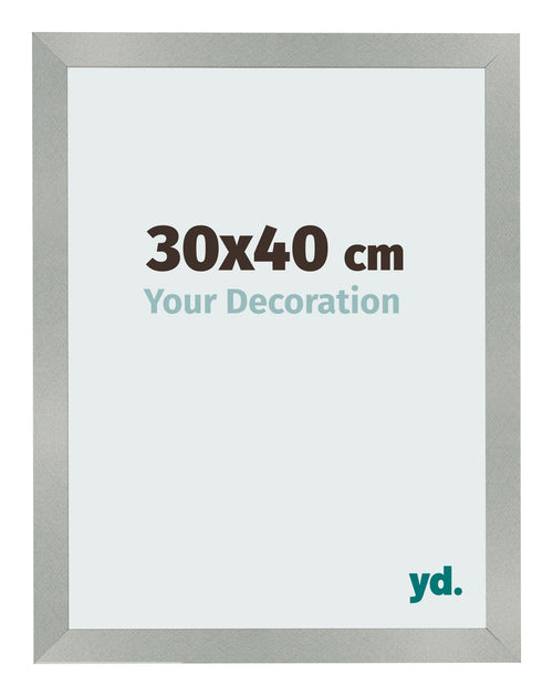 Fotokader 30x40cm Aluminium Geborsteld MDF Bologna Voorzijde Maat | Yourdecoration.be