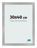 Fotokader 30x40cm Aluminium Geborsteld MDF Bologna Voorzijde Maat | Yourdecoration.be