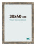 Fotokader 30x40cm Blauw Goud Gemeleerd MDF Bologna Voorzijde Maat | Yourdecoration.be