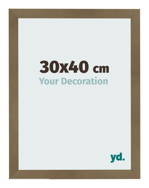 Fotokader 30x40cm Brons Decor MDF Bologna Voorzijde Maat | Yourdecoration.be