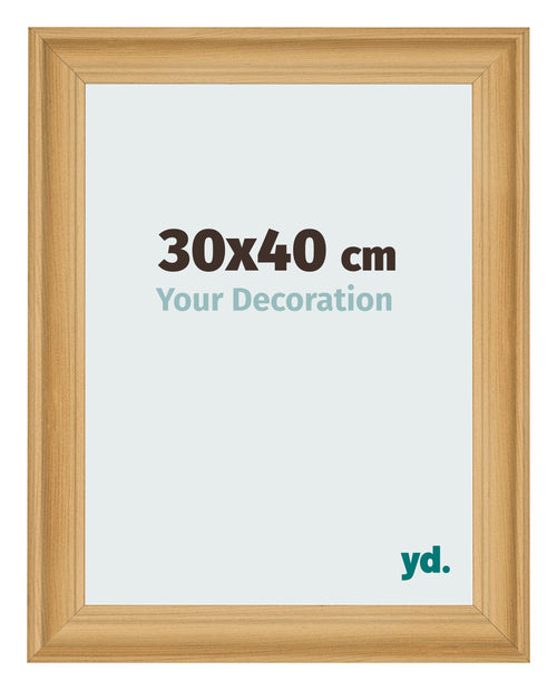 Fotokader 30x40cm Dennen Houtnerf MDF Lazio Voorzijde Maat | Yourdecoration.be