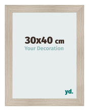 Fotokader 30x40cm Eiken Licht MDF Pisa Voorzijde Maat | Yourdecoration.be