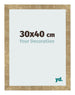 Fotokader 30x40cm Goud Antiek MDF Bologna Voorzijde Maat | Yourdecoration.be