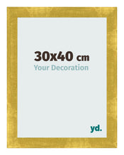 Fotokader 30x40cm Goud Vintage MDF Pisa Voorzijde Maat | Yourdecoration.be