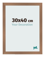 Fotokader 30x40cm Koper Decor MDF Bologna Voorzijde Maat | Yourdecoration.be