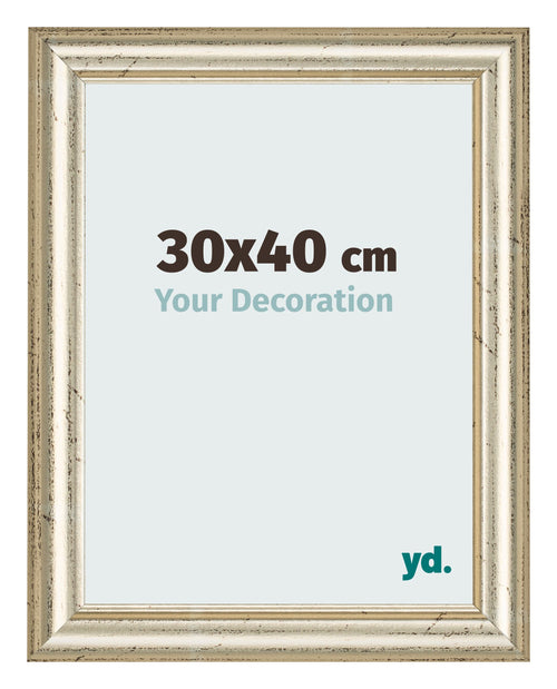 Fotokader 30x40cm Metaalglans MDF Lazio Voorzijde Maat | Yourdecoration.be